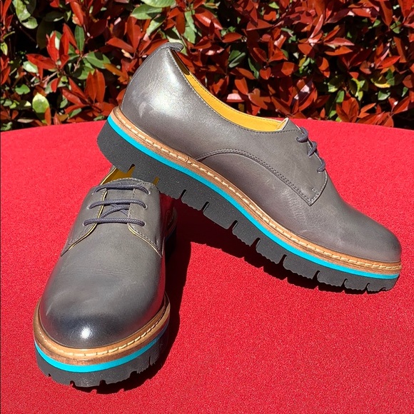 Jafa 397 Graphite Oxfords Flats NWOB Size 38 - Picture 8 of 10